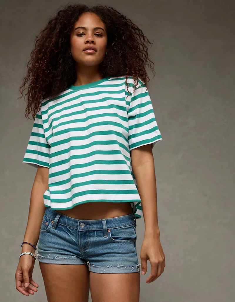 AE Boxy Striped T-Shirt