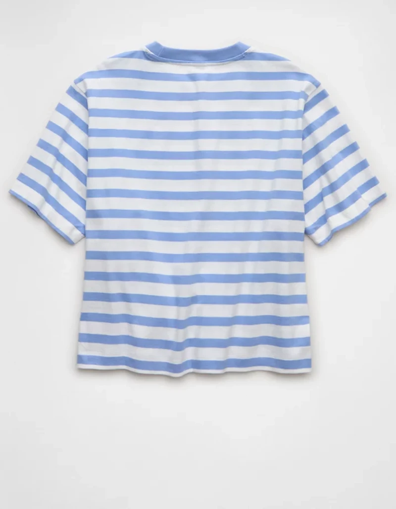 T-shirt droit rayé AE