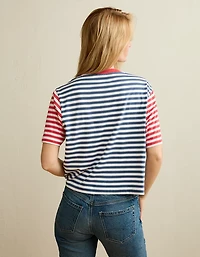 AE Boxy Fit Americana T-Shirt