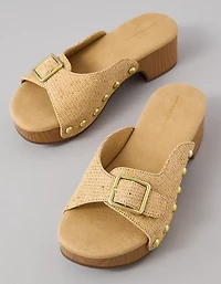 AE Raffia Clog