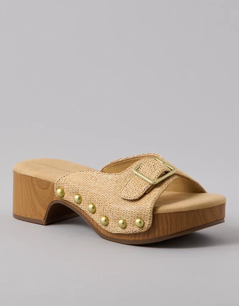 AE Raffia Clog