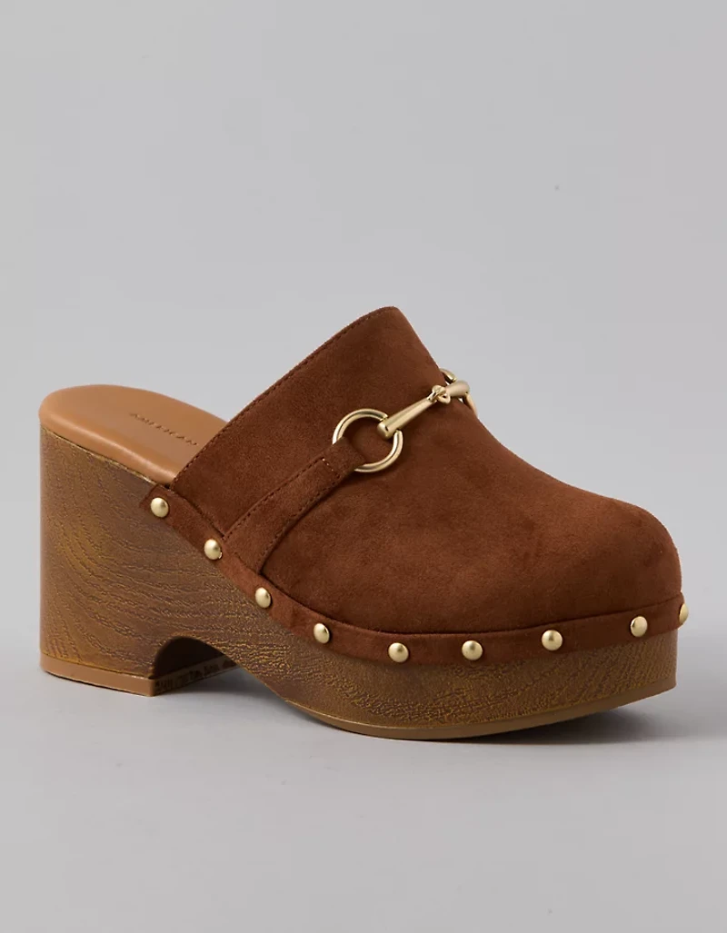 AE Micro Wood Clog Mule