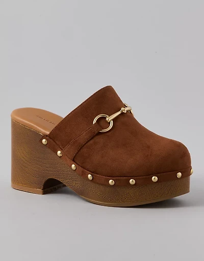 AE Micro Wood Clog Mule