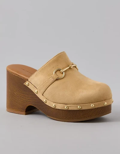 AE Micro Wood Clog Mule