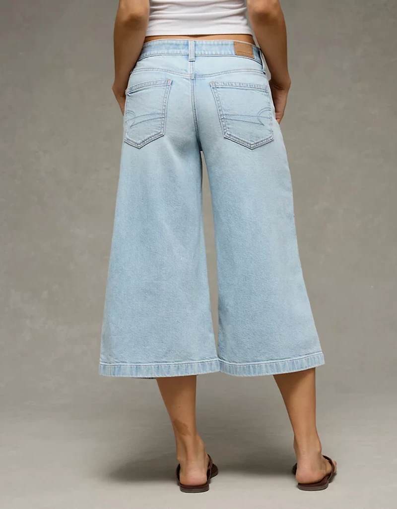 AE Dreamy Drape Stretch Mid-Rise Culotte Jean