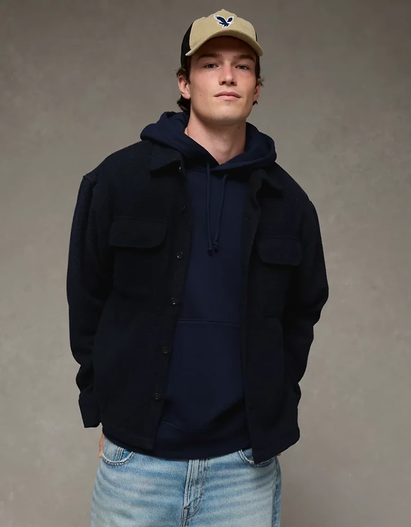 AE Textured Overshirt