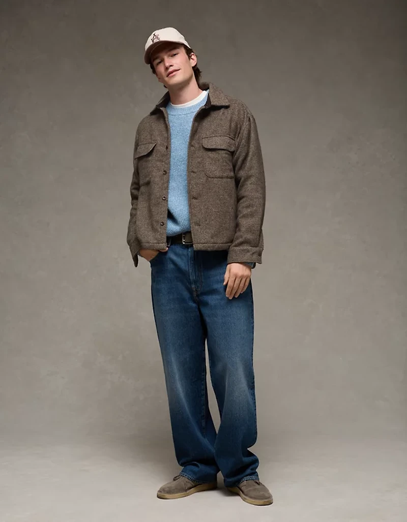 AE Textured Overshirt