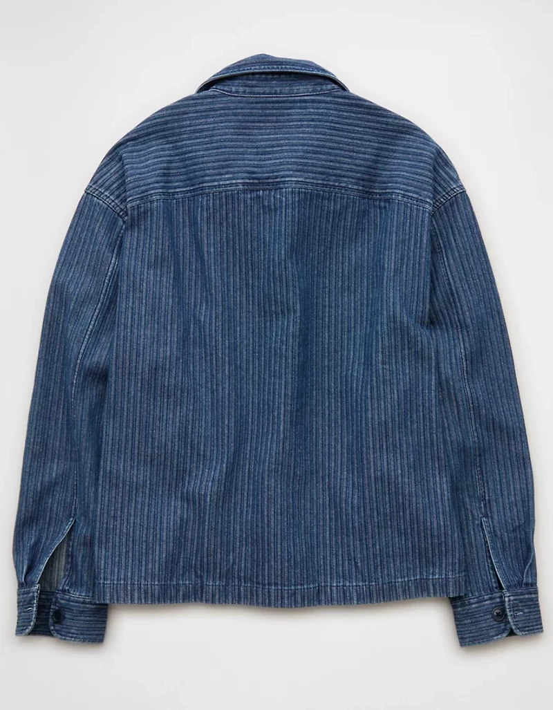 AE Herringbone Shacket