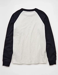 AE Boxy Long-Sleeve Baseball T-Shirt