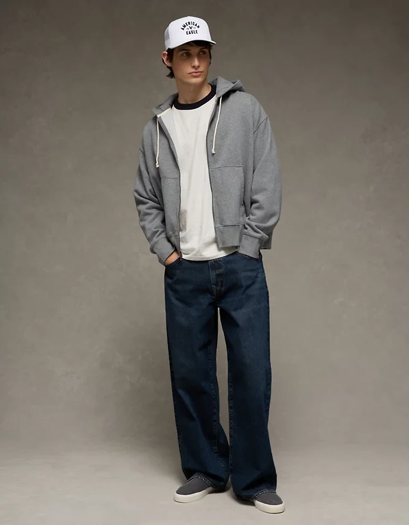 AE Boxy Long-Sleeve Baseball T-Shirt