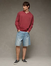 AE Boxy Long-Sleeve V-Neck T-Shirt