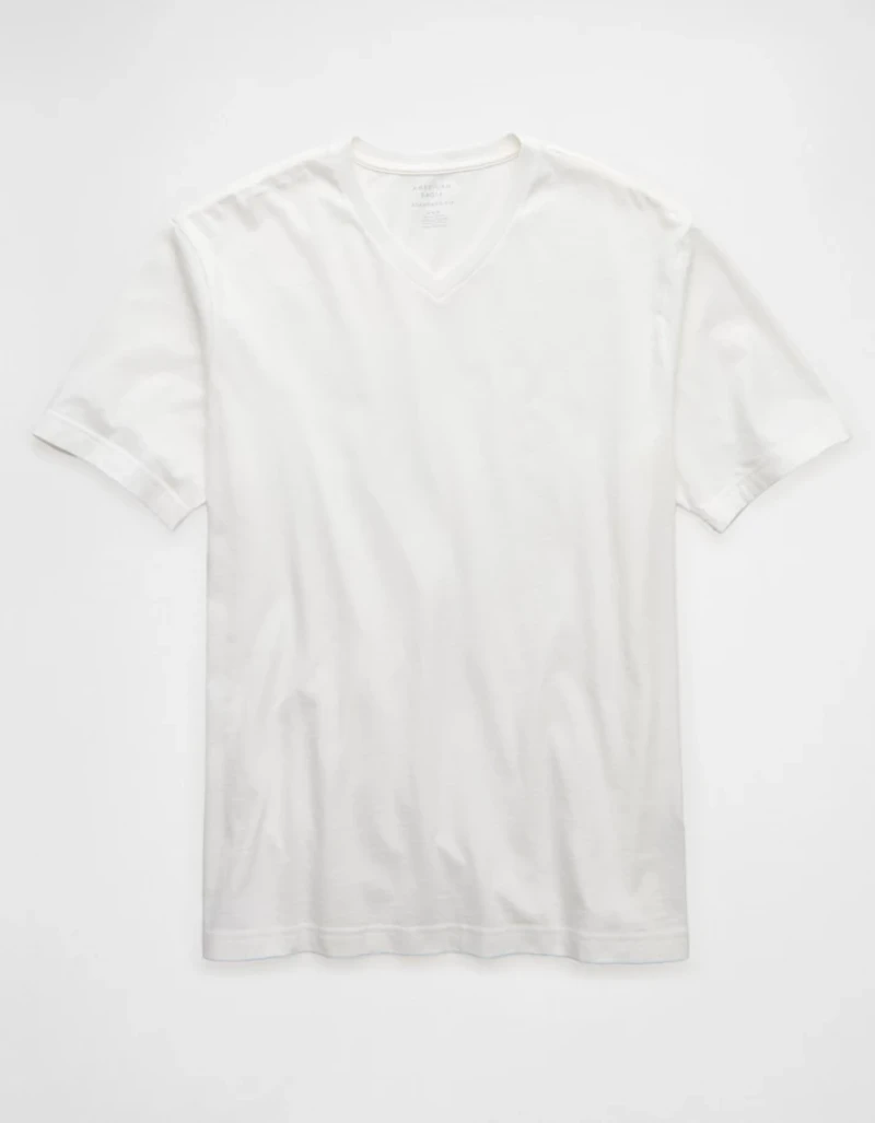 T-shirt à encolure en V déjà porté AE