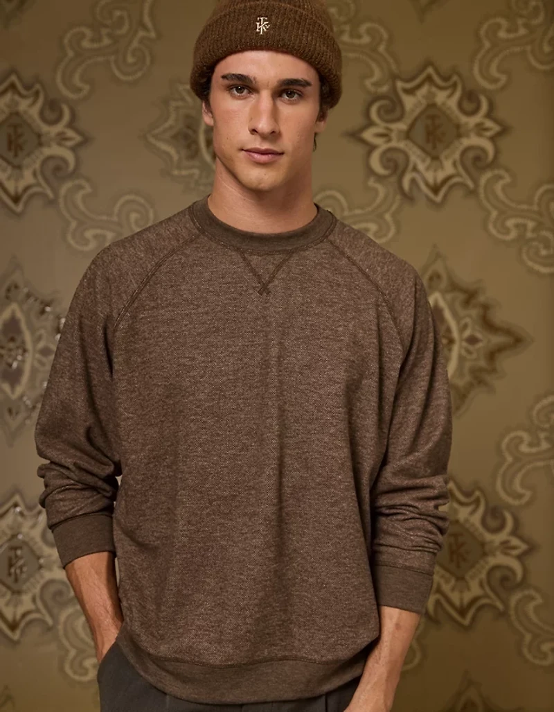 Chandail sport en tricot brossé AE x Tru Kolors