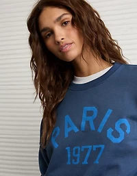 Chandail en molleton à image Journée de plaisir AE