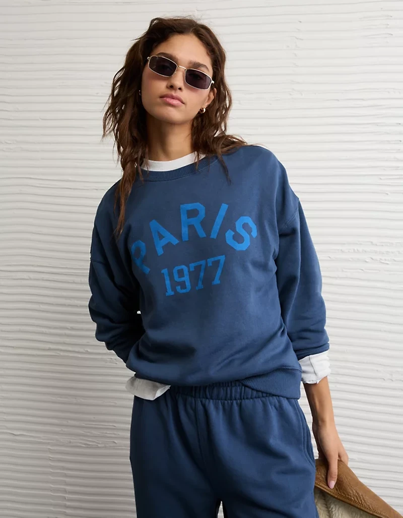 Chandail en molleton à image Journée de plaisir AE