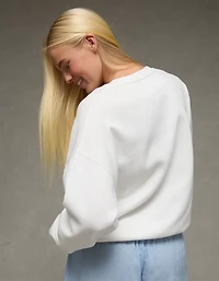 Chandail en molleton à col rond Journée de plaisir AE