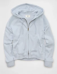 Chandail à capuchon fermeture éclair sur toute la longueur AE