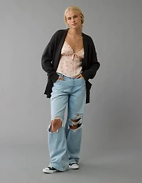 AE Open Stitch Cardigan