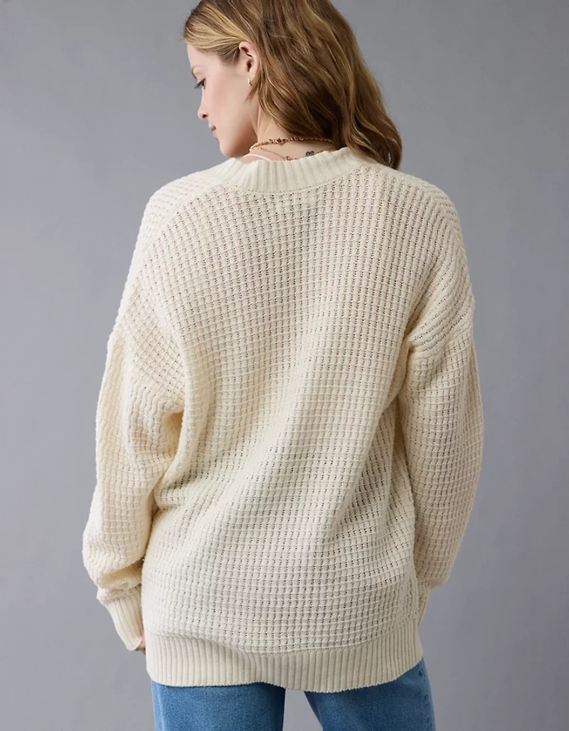 AE Open Stitch Cardigan