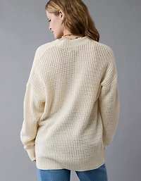 AE Open Stitch Cardigan