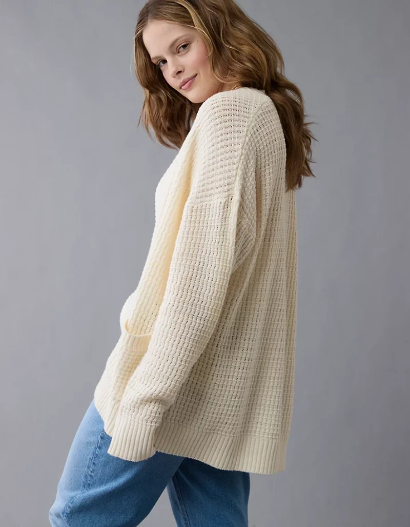 AE Open Stitch Cardigan
