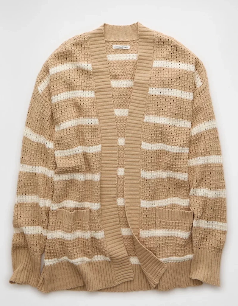 Cardigan ouvert en tricot AE