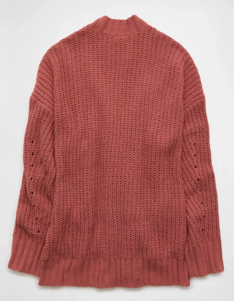 Chandail cardigan en chenille AE