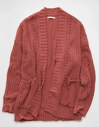 Chandail cardigan en chenille AE