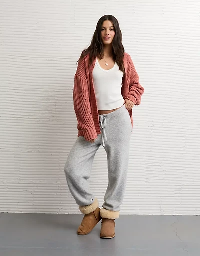 Chandail cardigan en chenille AE