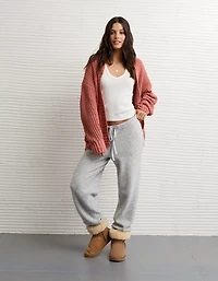 Chandail cardigan en chenille AE
