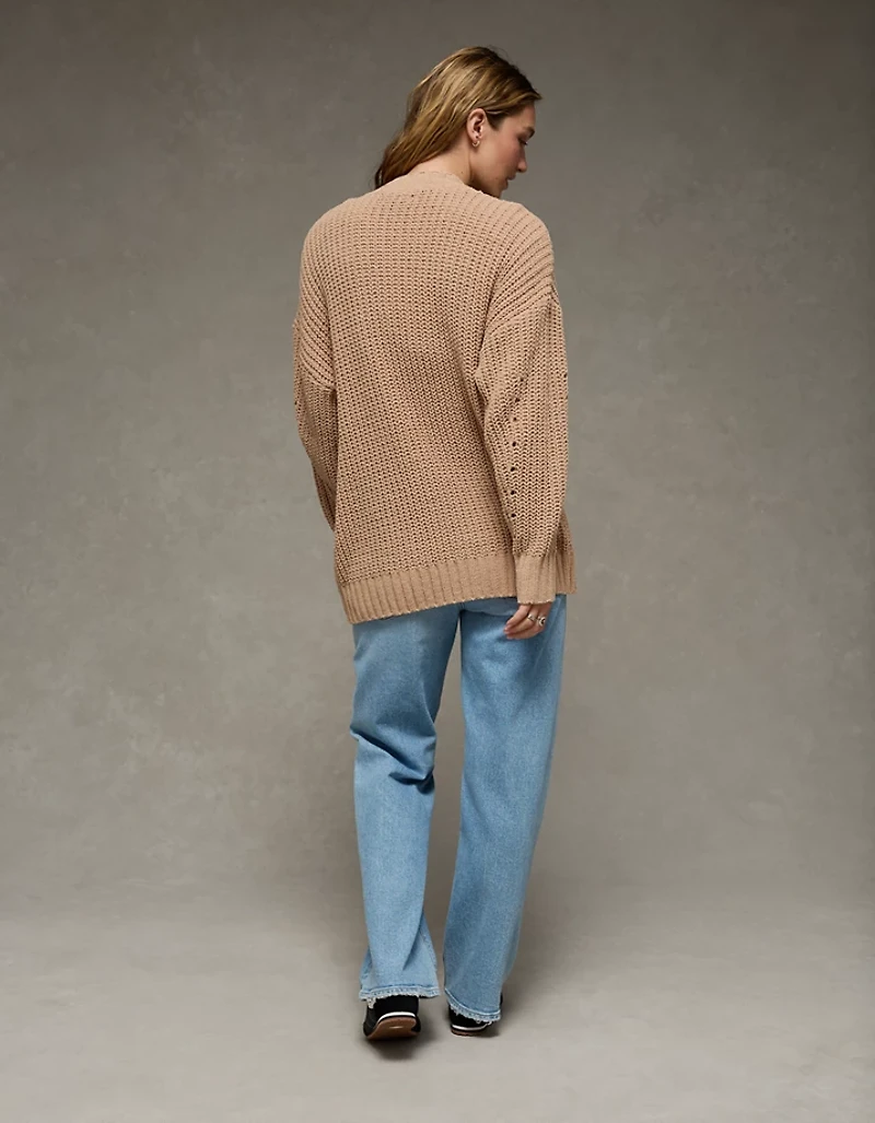 AE Chenille Cardigan Sweater