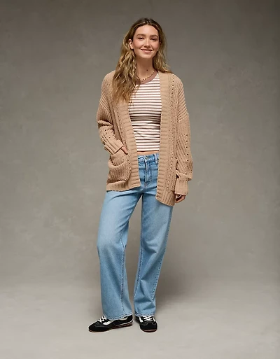 AE Chenille Cardigan Sweater