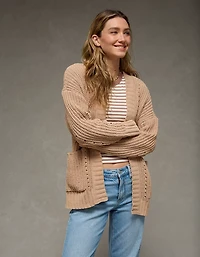 AE Chenille Cardigan Sweater