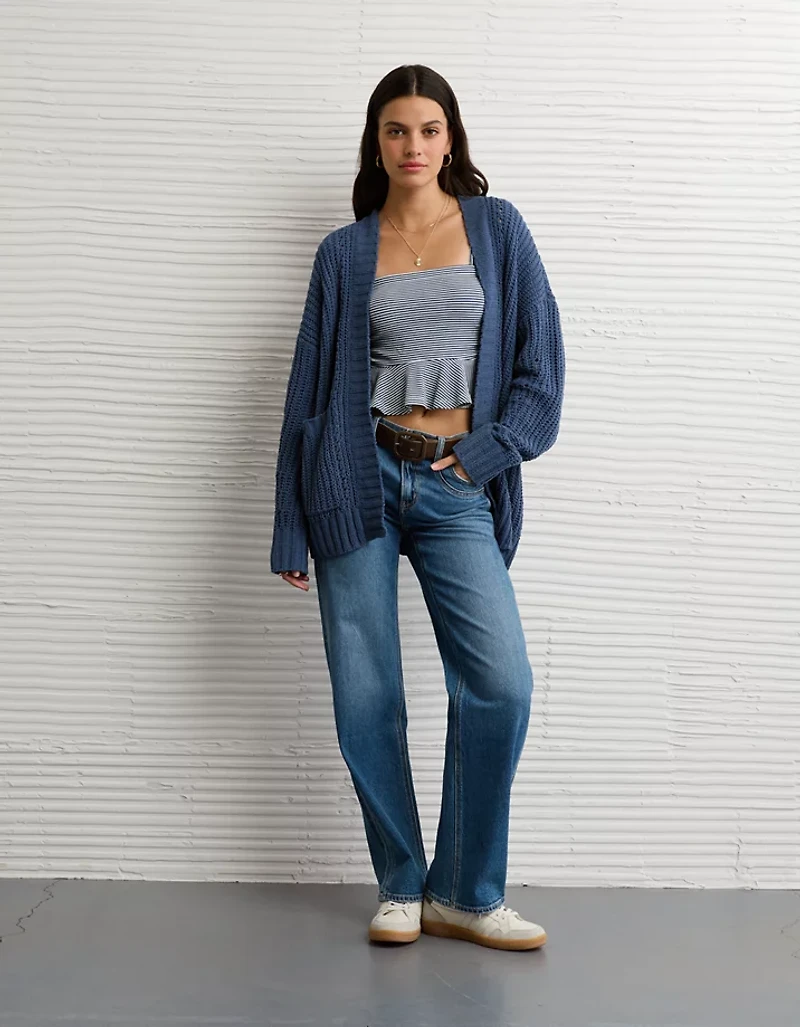 Chandail cardigan en chenille AE