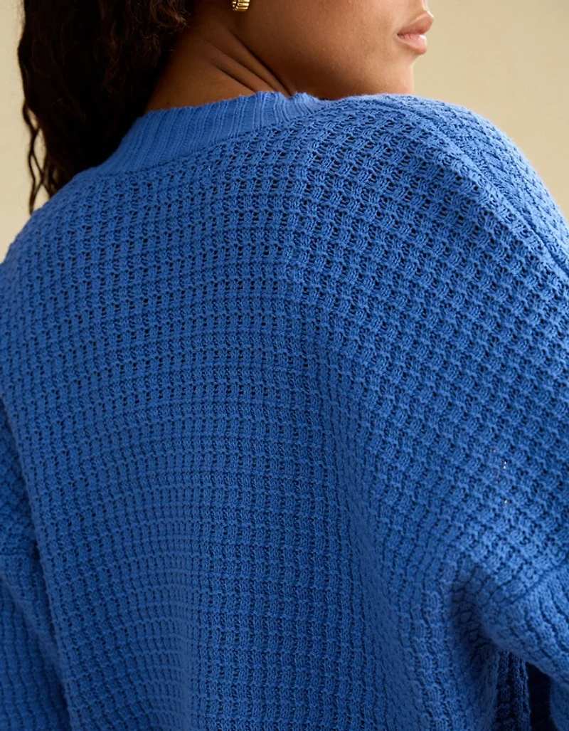 Cardigan chandail ouvert à l’avant AE