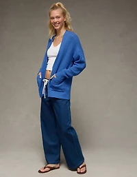 Chandail cardigan ouvert à l’avant AE