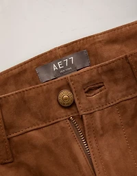 AE77 Suede Cropped Bootcut Pant