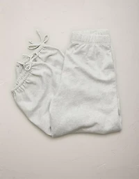 AE77 Balloon-Leg Tie-Hem Jogger