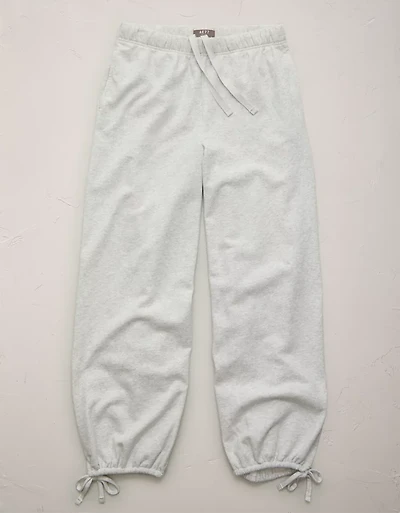 AE77 Balloon-Leg Tie-Hem Jogger