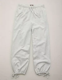 AE77 Balloon-Leg Tie-Hem Jogger
