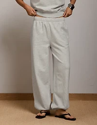AE77 Balloon-Leg Tie-Hem Jogger