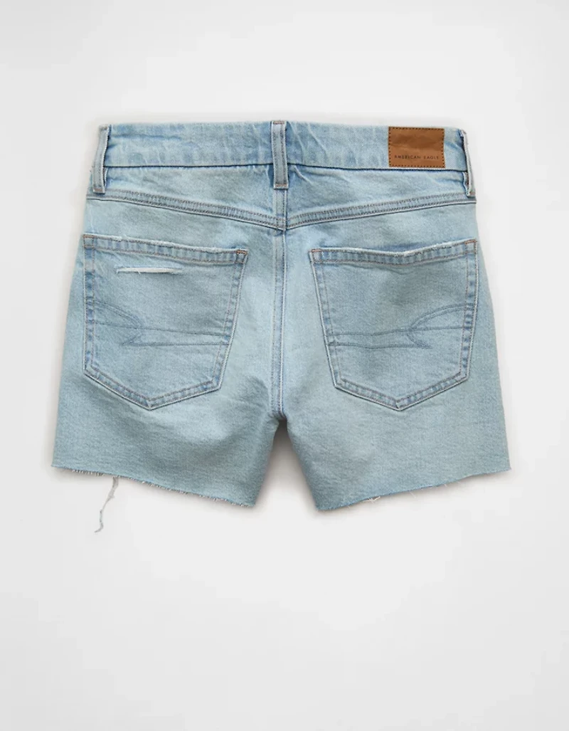 AE Stretch Curvy Low-Rise Perfect Denim Midi Short