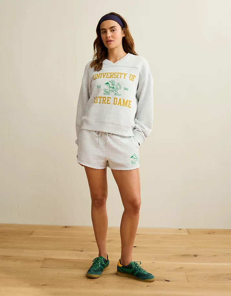 Short en molleton Notre Dame AE