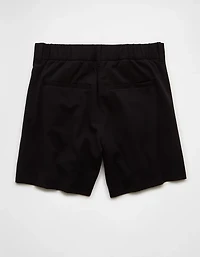 AE 6" Stretch High-Waisted Pleated Trouser Short