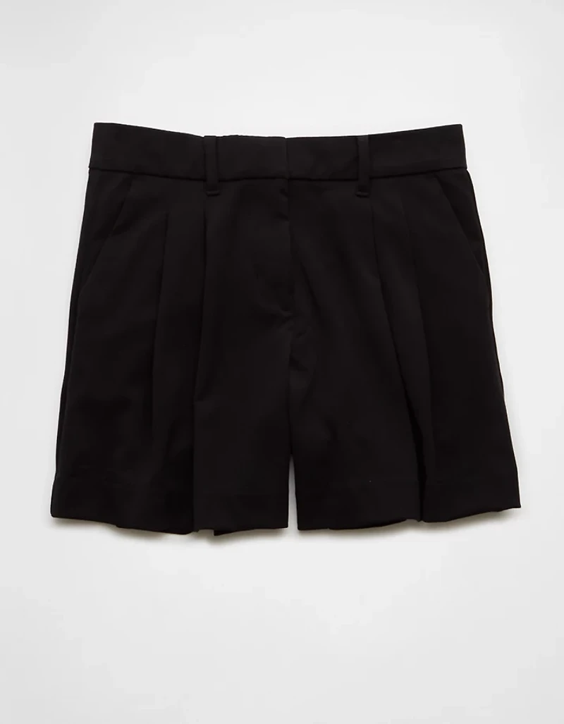 AE 6" Stretch High-Waisted Pleated Trouser Short