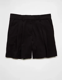 AE 6" Stretch High-Waisted Pleated Trouser Short