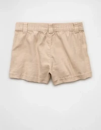 AE Stretch High-Waisted Pleated Trouser Short