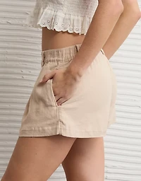 AE Stretch High-Waisted Pleated Trouser Short