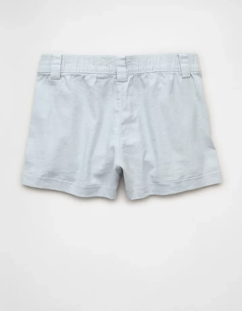 AE Stretch High-Waisted Pleated Trouser Short