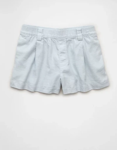 AE Stretch High-Waisted Pleated Trouser Short